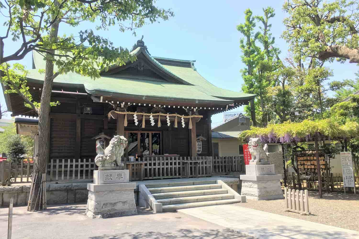 お三の宮日枝神社の本殿