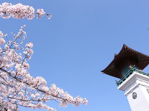 伊勢山皇大神宮の常夜灯