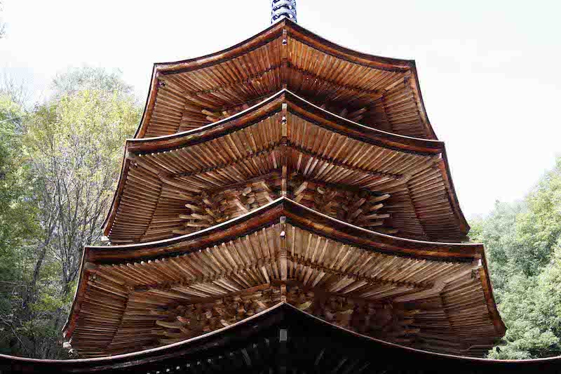 安楽寺（八角三重塔）