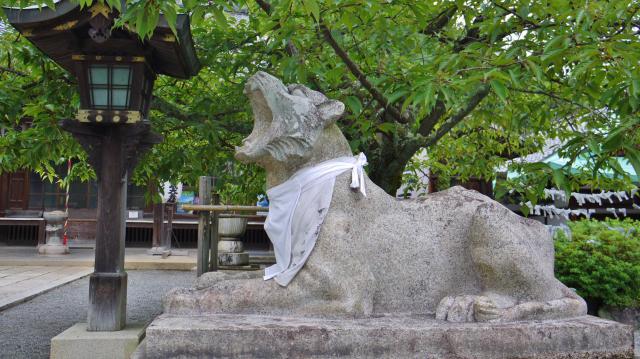 法輪寺の狛犬
