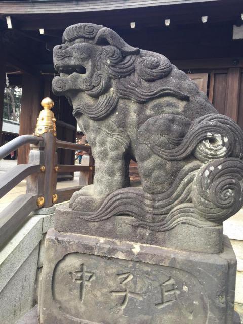井草八幡宮の狛犬