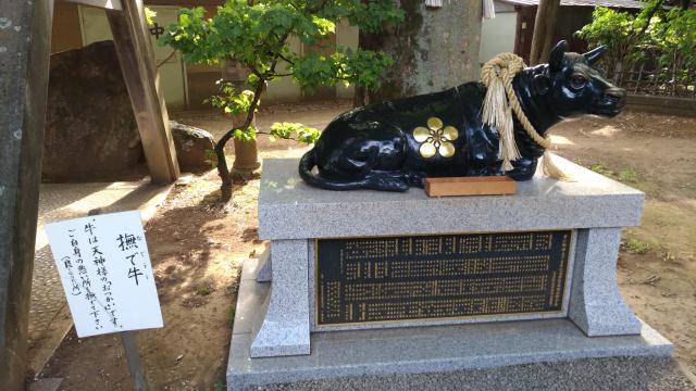 新井天神北野神社の狛犬