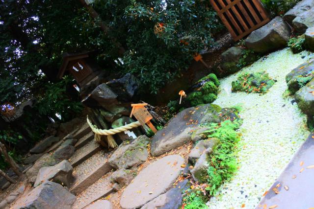川越氷川神社の庭園
