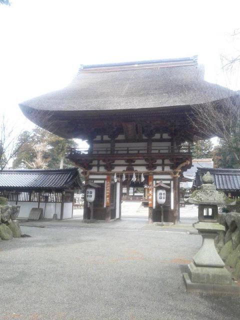 沙沙貴神社の山門