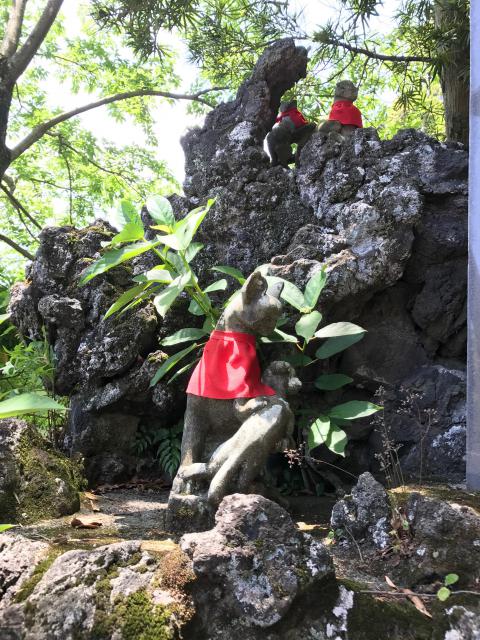 藤森稲荷神社の像