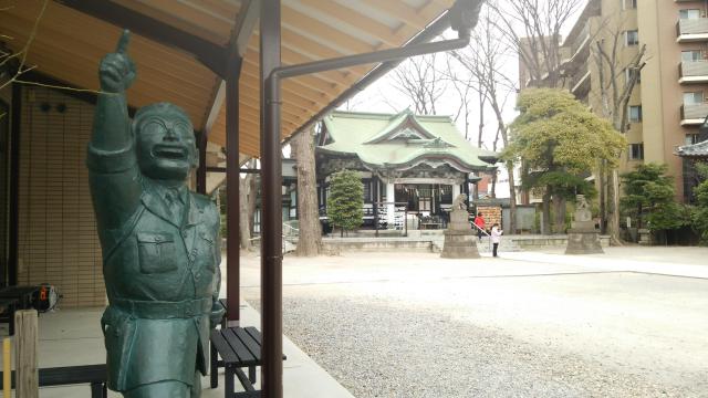 亀有香取神社の像