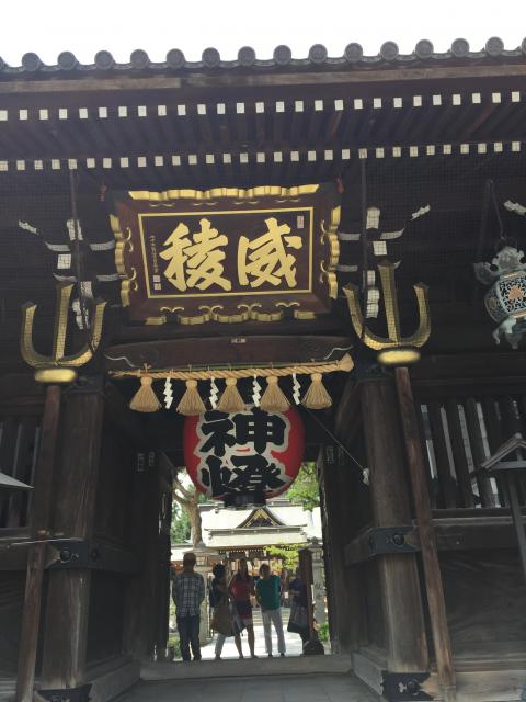 櫛田神社の山門