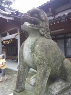 入善神社の狛犬