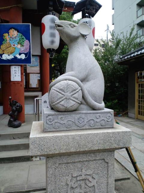 敷津松之宮　大国主神社の狛犬