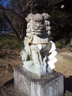 長柄神社の狛犬