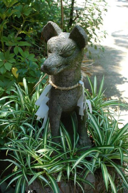 産湯稲荷神社の狛犬
