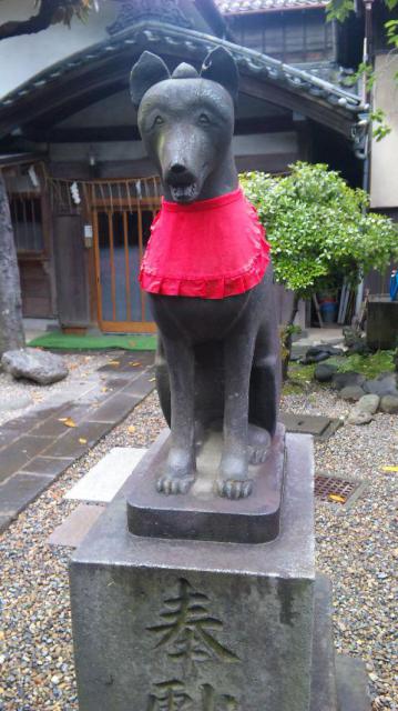 三囲神社の狛犬
