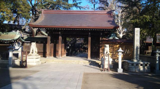 川口神社の山門