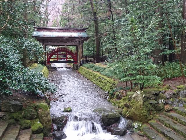 彌彦神社の庭園