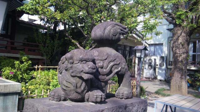 千住本氷川神社の狛犬