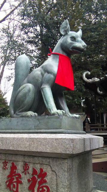 豊川稲荷東京別院の狛犬