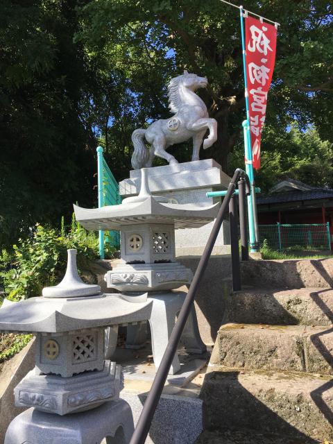 七狩長田貫神社の狛犬