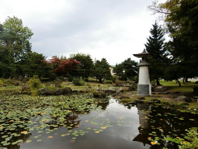 北海道護國神社の庭園