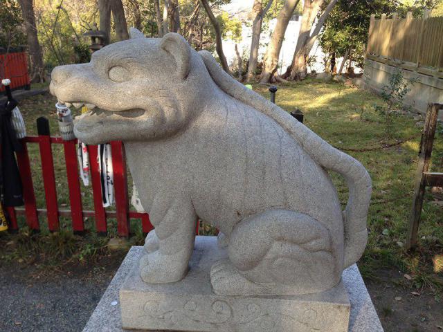 大江神社の狛犬