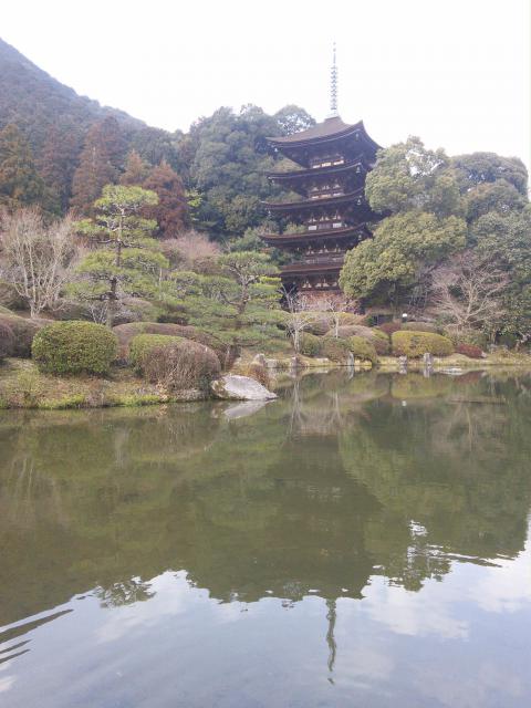 瑠璃光寺の庭園