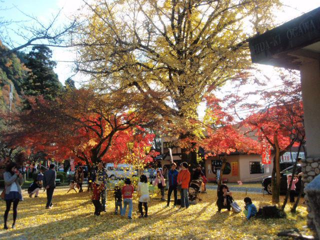 桃太郎神社の庭園