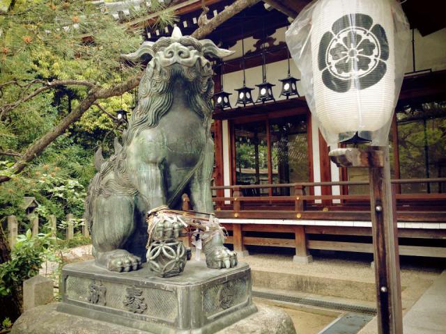 杭全神社の狛犬