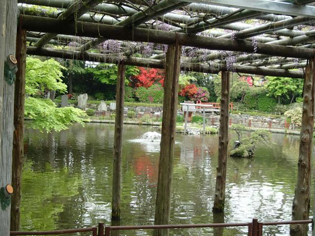 越ヶ谷久伊豆神社の庭園