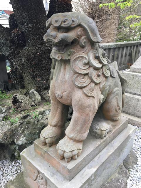 叶神社 (西叶神社)の狛犬