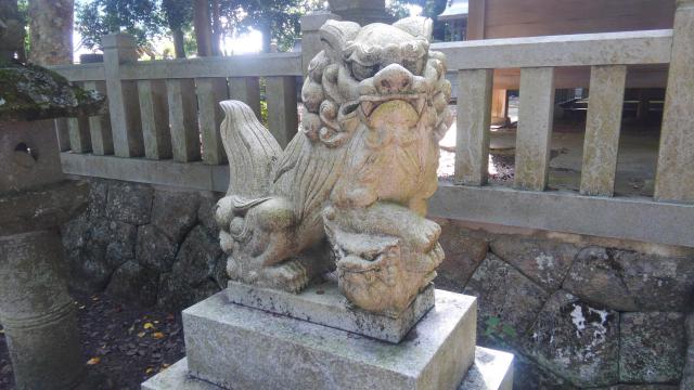 野中春日神社の狛犬