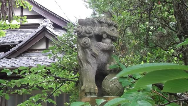 小名浜諏訪神社の狛犬