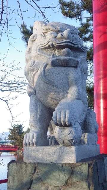 御嶽山 白龍神社の狛犬