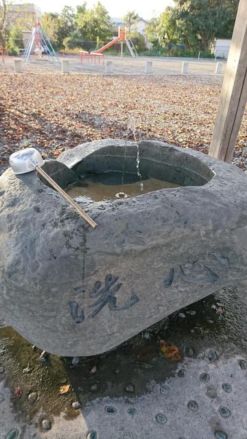 冨知神社の手水