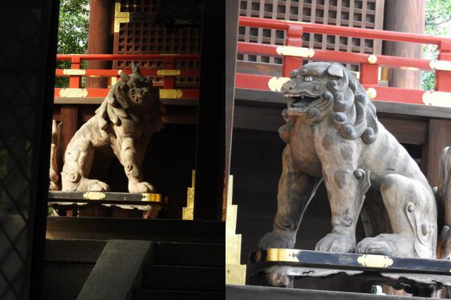 熊野神社の狛犬