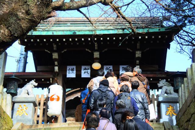 鷲尾愛宕神社の初詣