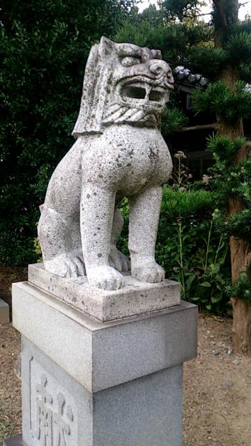 比佐豆知神社の狛犬