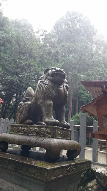 丹生神社の狛犬