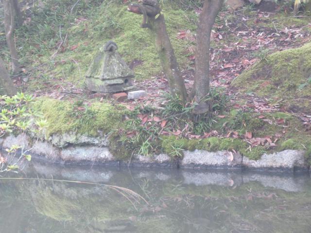 法起寺の庭園