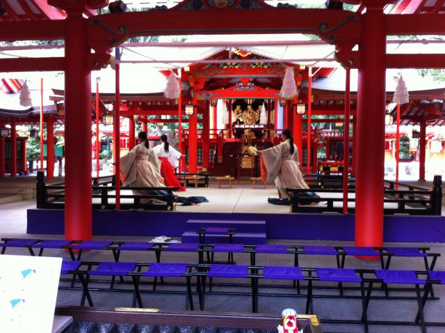 生田神社の神楽