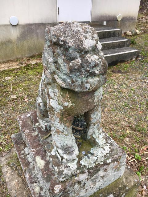 白川大歳神社の狛犬