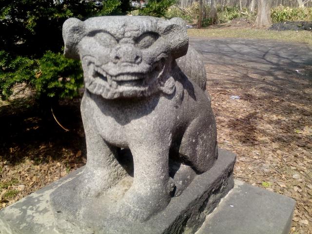 花畔神社の狛犬