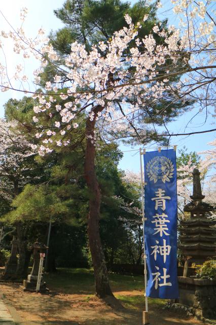 青葉神社の庭園