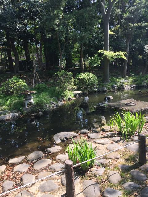 和樂備神社の庭園