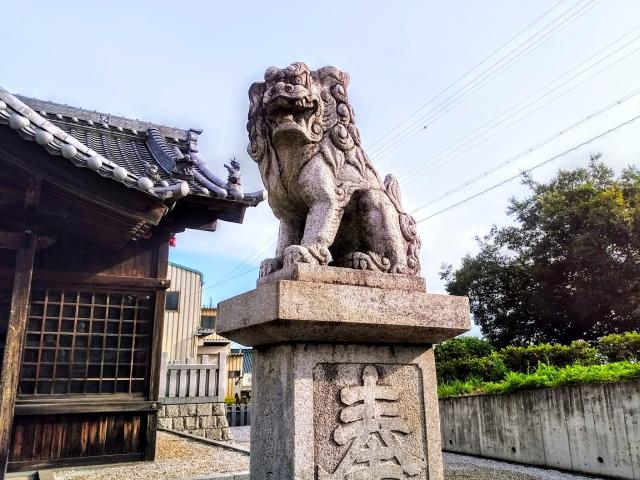 天尾神社の狛犬