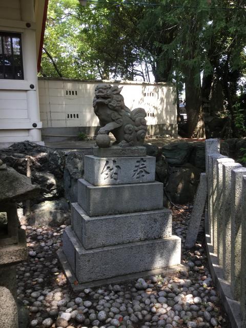 別小江神社の狛犬