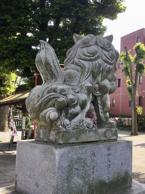 相模原氷川神社の狛犬