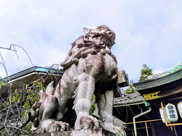 住吉神社（入水神社）の狛犬