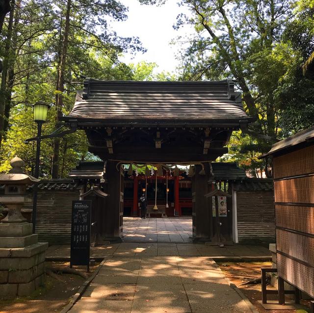 赤坂氷川神社の山門