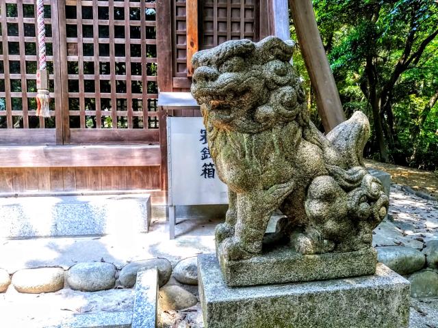 木庭八幡社の狛犬