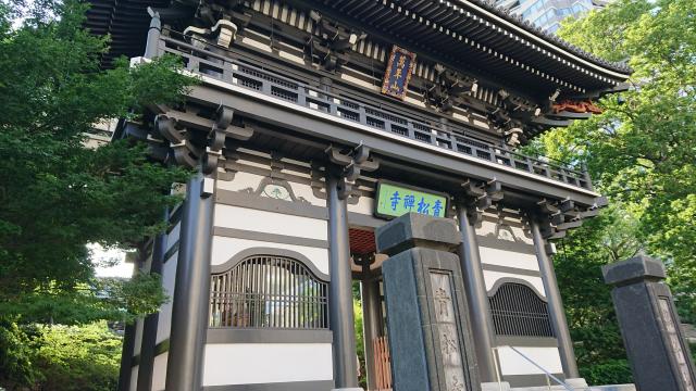 青松寺の山門