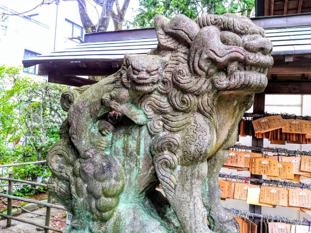 田縣神社の狛犬